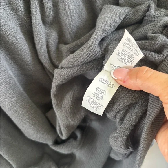 Sold ❌🛍️Aerie Charcoal Gray Sweatshirt Small Oversized - Picture 5 of 5